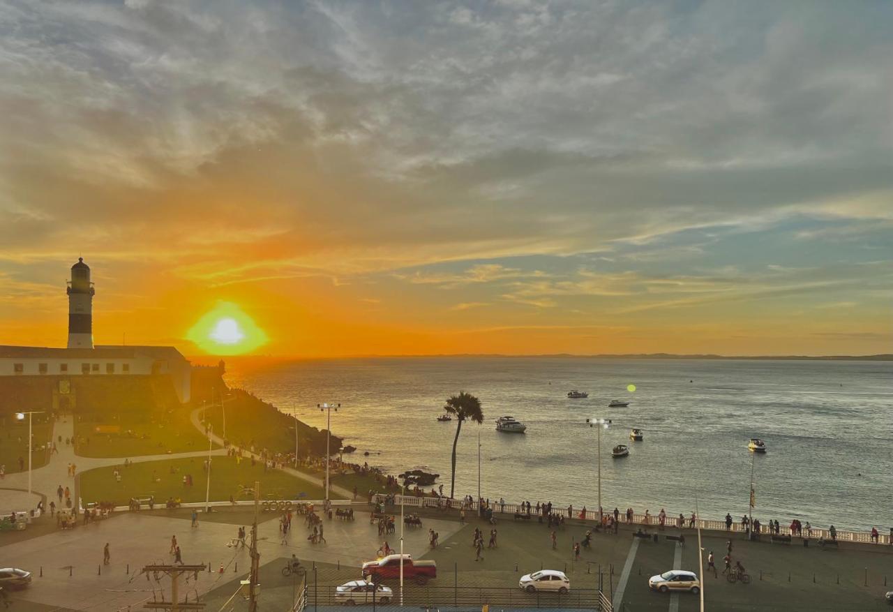 Apartamento No Farol Da Barra. Vista Deslumbrante Para O Mar! No Circuito Do Carnaval. Ao Lado Do Porto Da Barra ! Salvador da Bahia Exterior foto