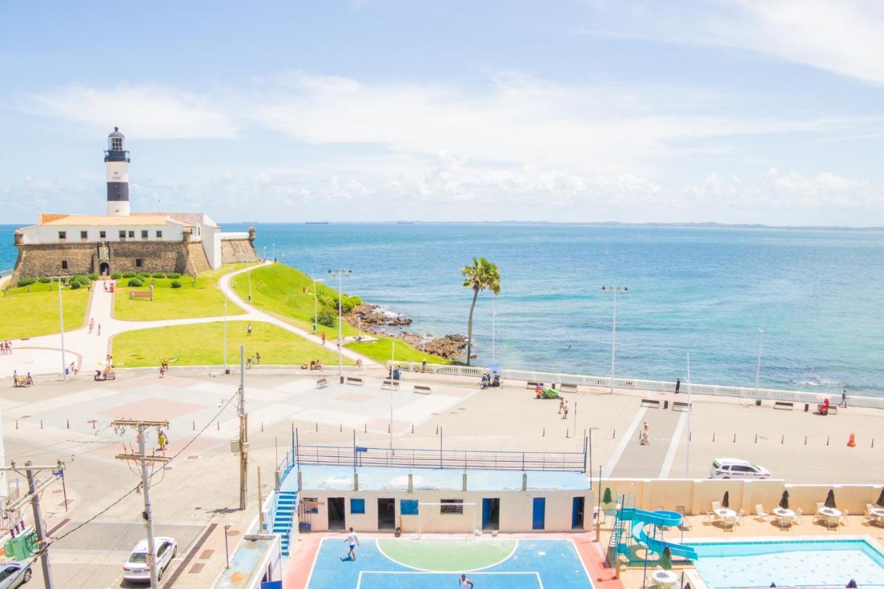 Apartamento No Farol Da Barra. Vista Deslumbrante Para O Mar! No Circuito Do Carnaval. Ao Lado Do Porto Da Barra ! Salvador da Bahia Exterior foto