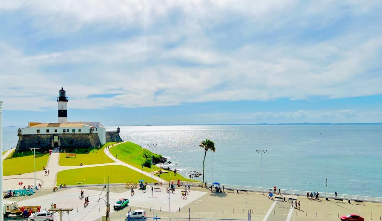 Apartamento No Farol Da Barra. Vista Deslumbrante Para O Mar! No Circuito Do Carnaval. Ao Lado Do Porto Da Barra ! Salvador da Bahia Exterior foto